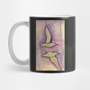 Two birds flying Mug